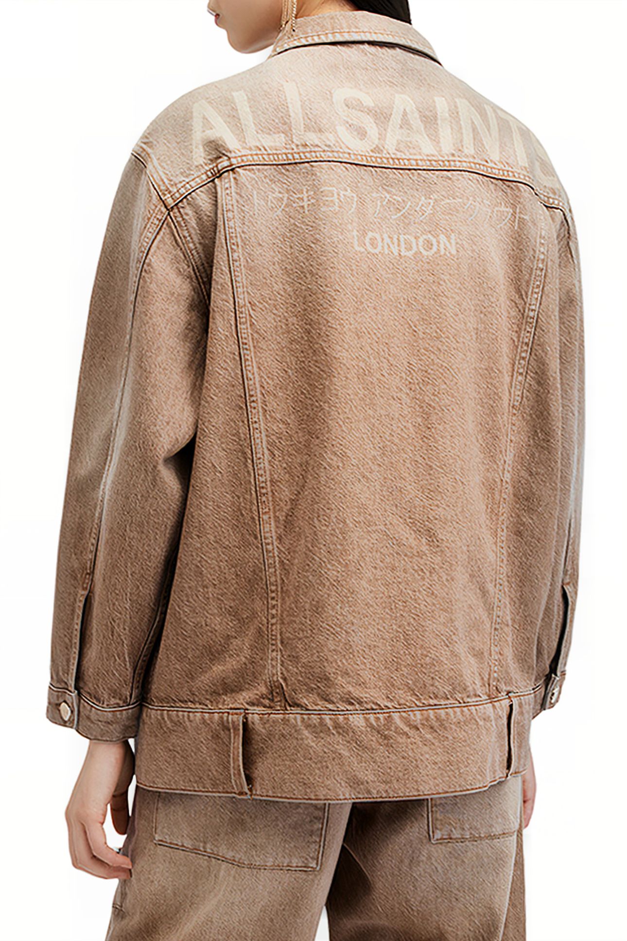 WILLOW DENIM JACKET LIGHT BROWN 2