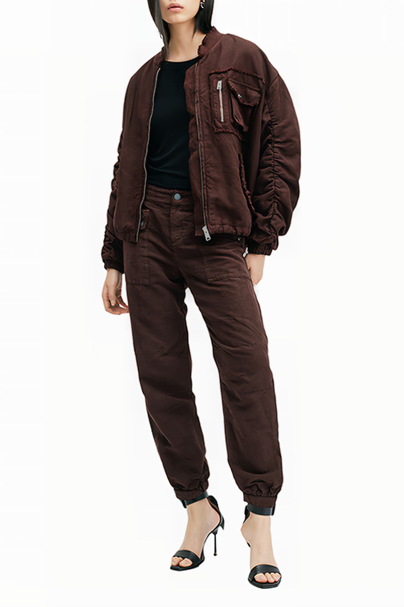 VAL TROUSER DARK WINE RED 3