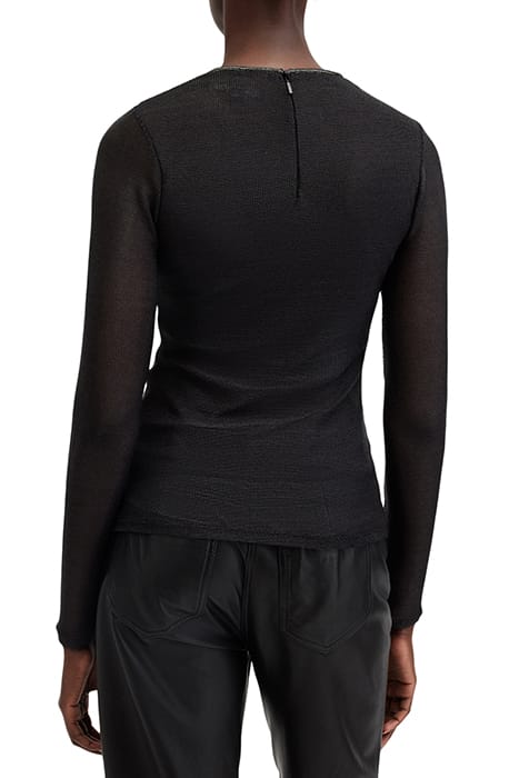 NORA SPARKLE TOP BLACK SHIMMER 2