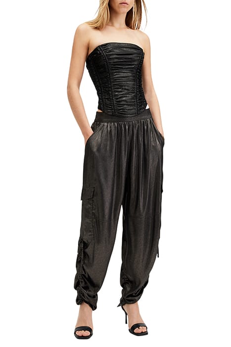 LIVVY CORSET METALLIC BLACK 3