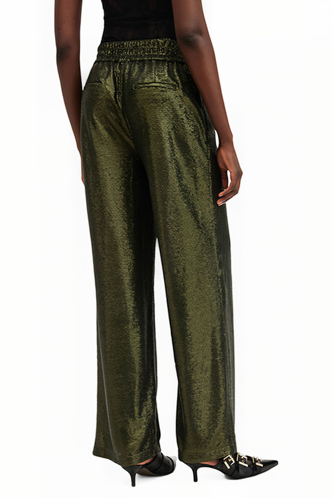 CHARLI SEQ TROUSER OLIVE GREEN 2