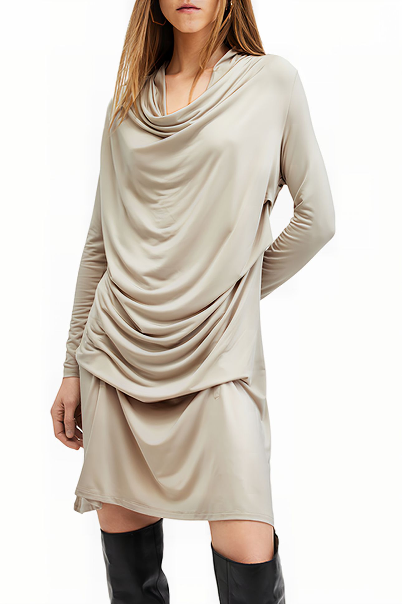 AMEI DRESS ECRU BEIGE 6