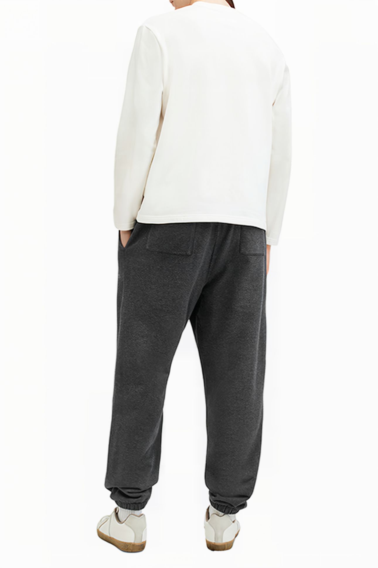 UNDRGRND SWEATPANT GRVSTONE GREY MARL 4
