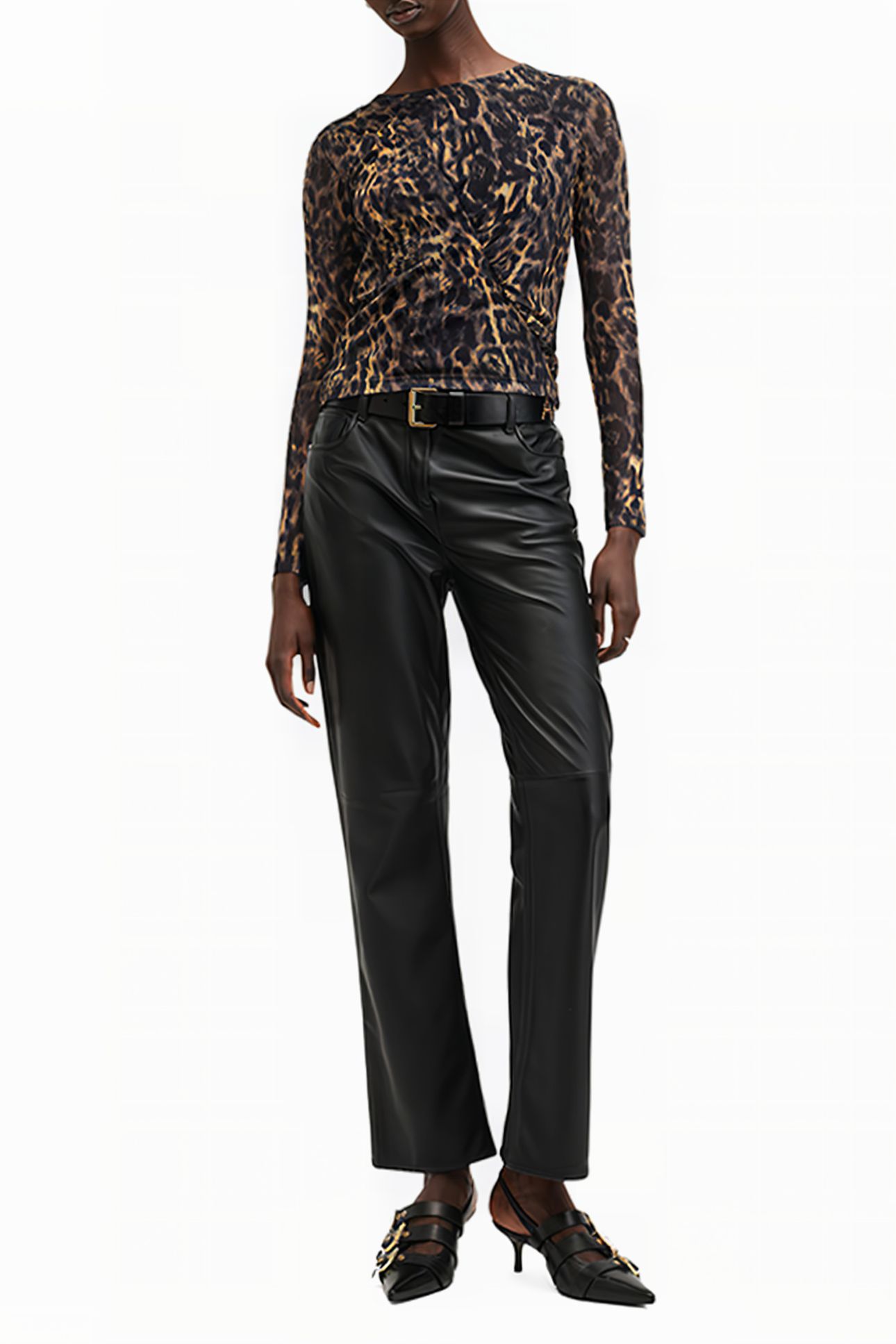 EDANA MESH TOP JINX GOLDEN BROWN 3