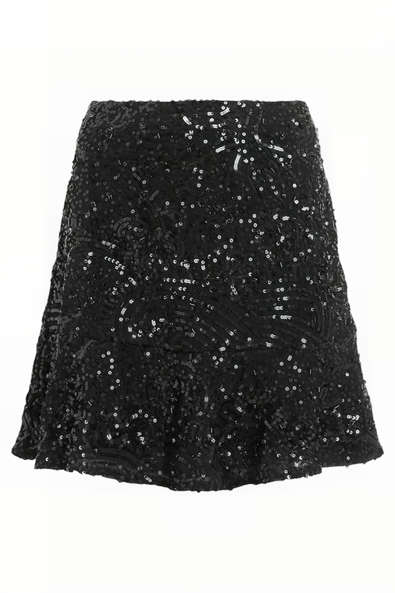 IVY EMB SKIRT BLACK 5