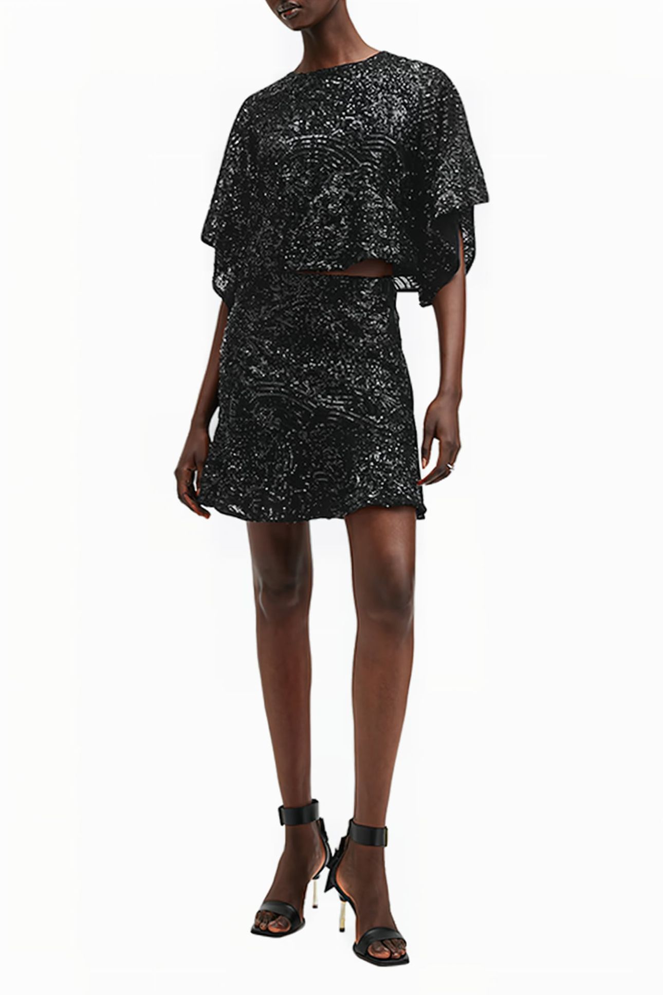IVY EMB SKIRT BLACK 3