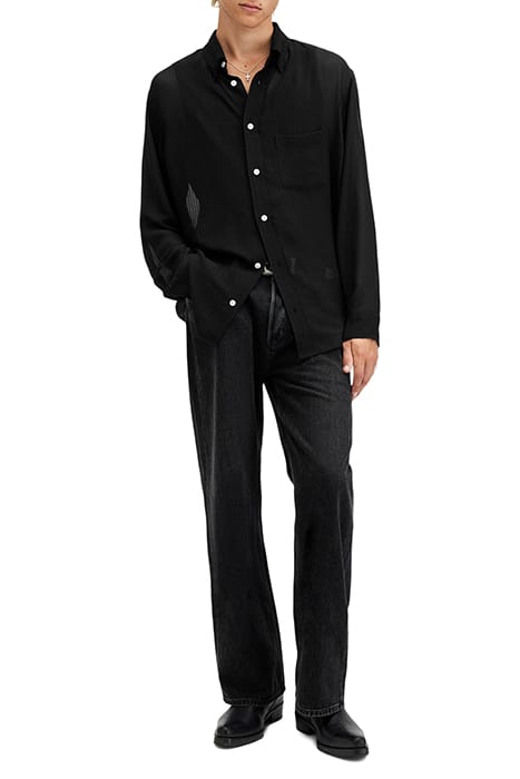 ANDO LS SHIRT JET BLACK 5