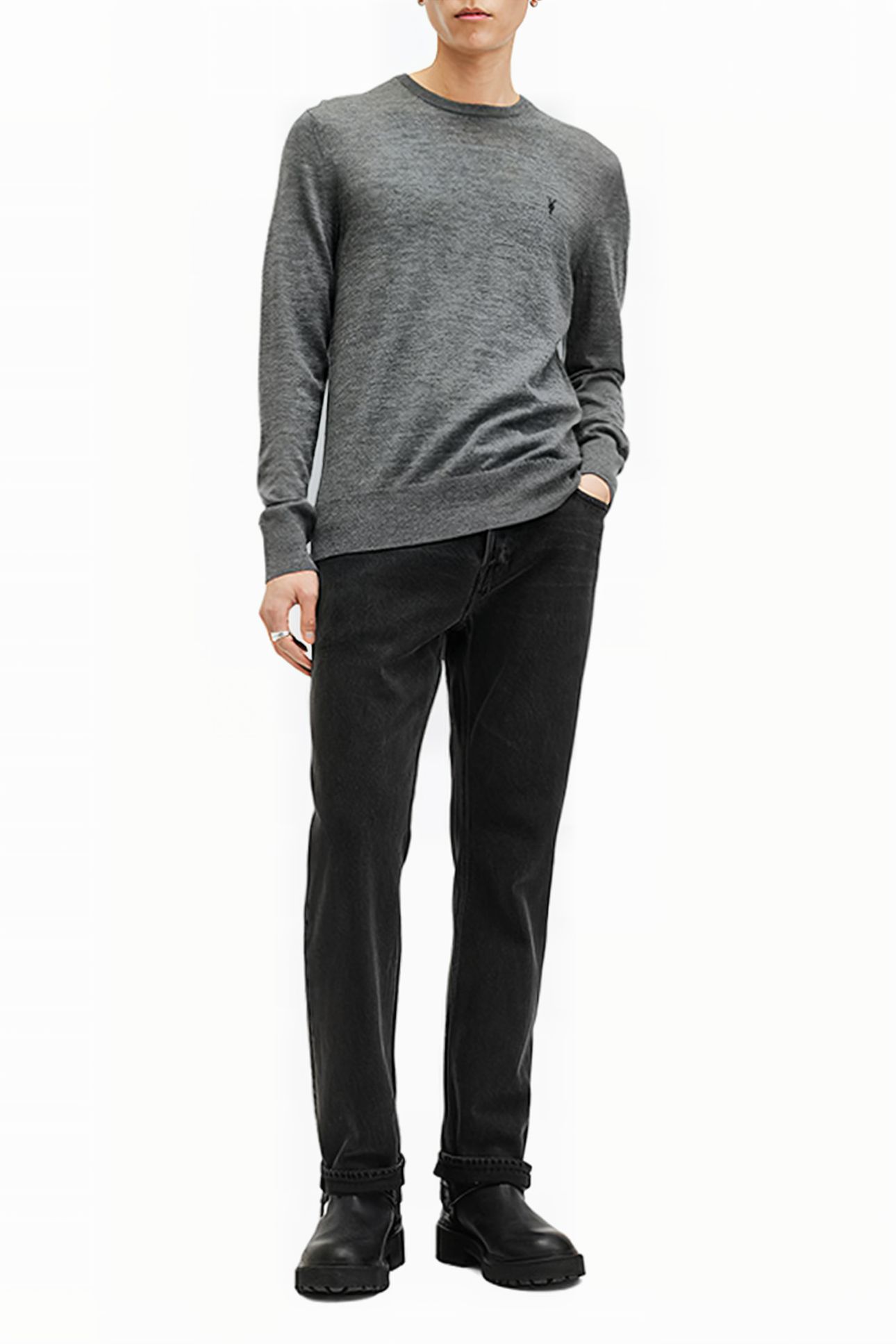 MODE MERINO CREW CARTER GREY 3