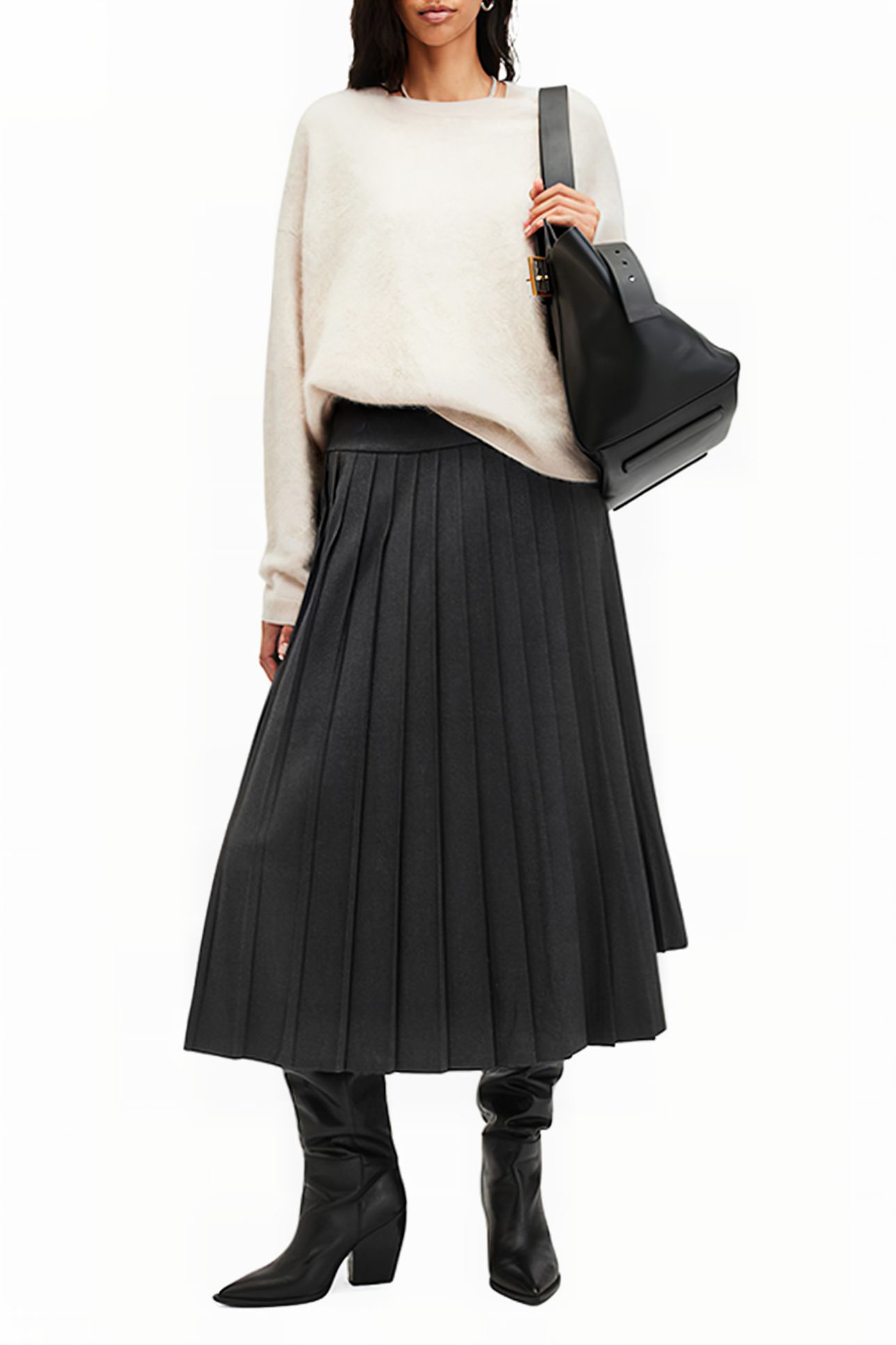 KAYA SKIRT CHARCOAL GREY 6
