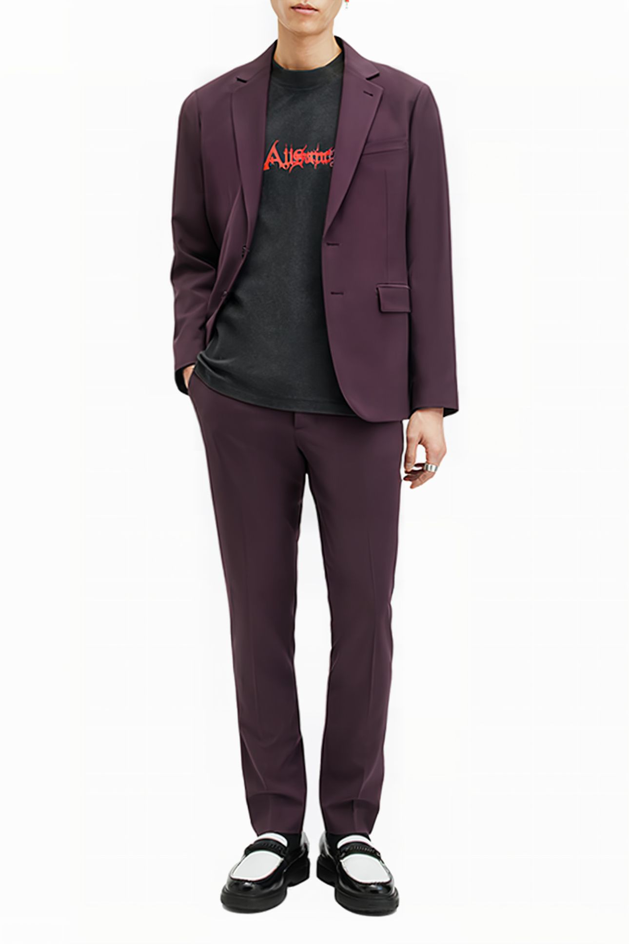 LISLE BLAZER PORT PURPLE 5