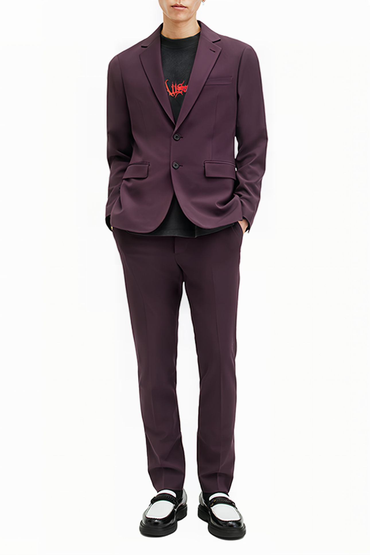 LISLE BLAZER PORT PURPLE 3