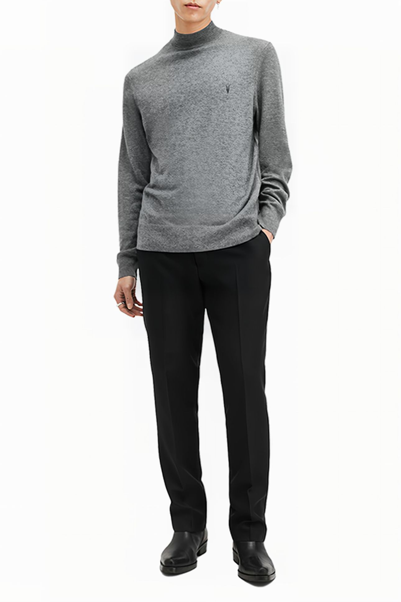 KILBURN MOCK NECK CARTER GREY 3