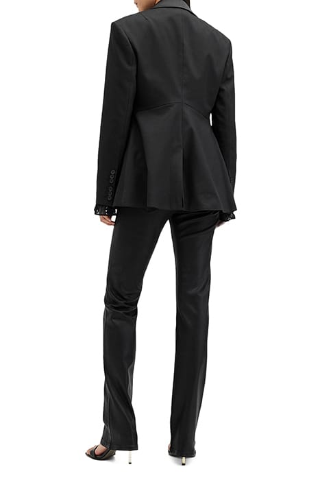 HALDAN SLIM BOOTCUT COATED BLACK 4