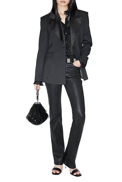 HALDAN SLIM BOOTCUT COATED BLACK 8