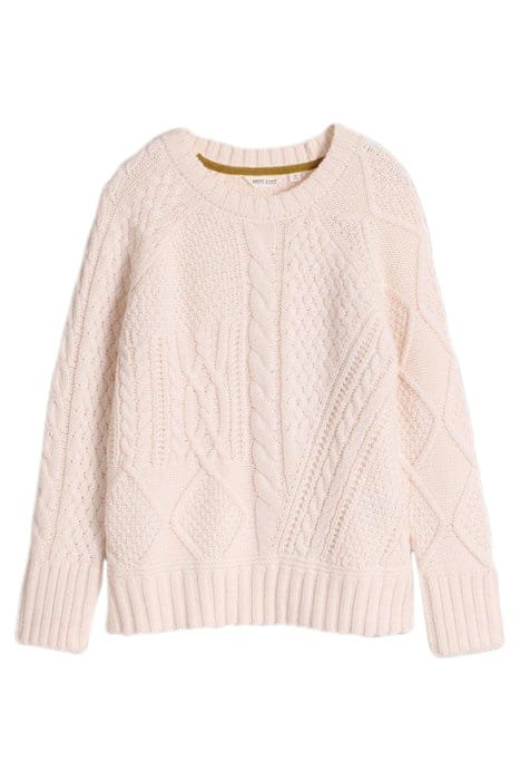 PATCHWORK CABLE JUMPER LIGHT NATURAL 3