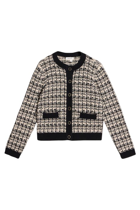 KELLY CARDI BLACK MULTI 2