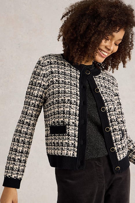 KELLY CARDI BLACK MULTI 4