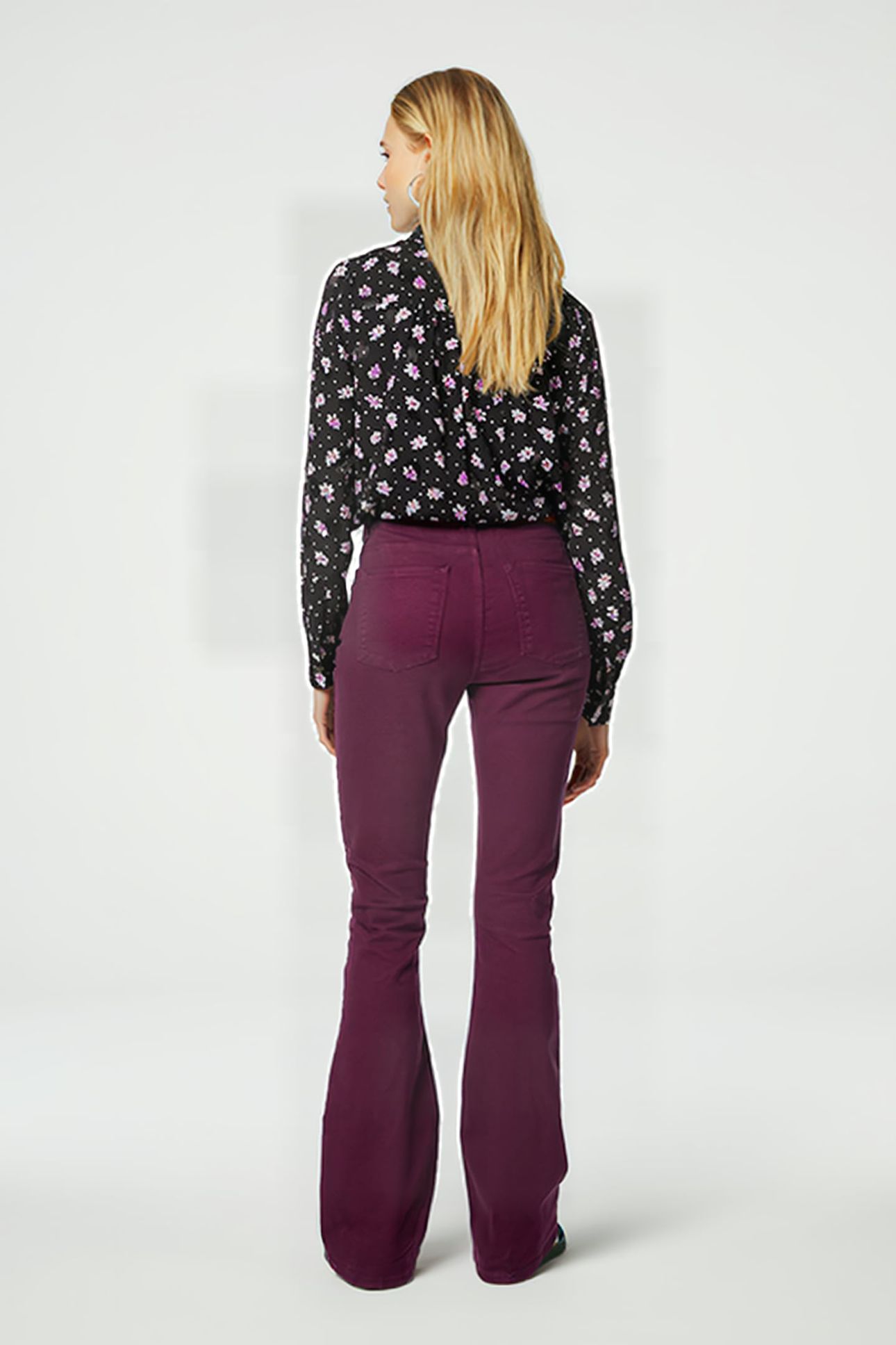 LOT BLOUSE BLACK/GRAPE 3