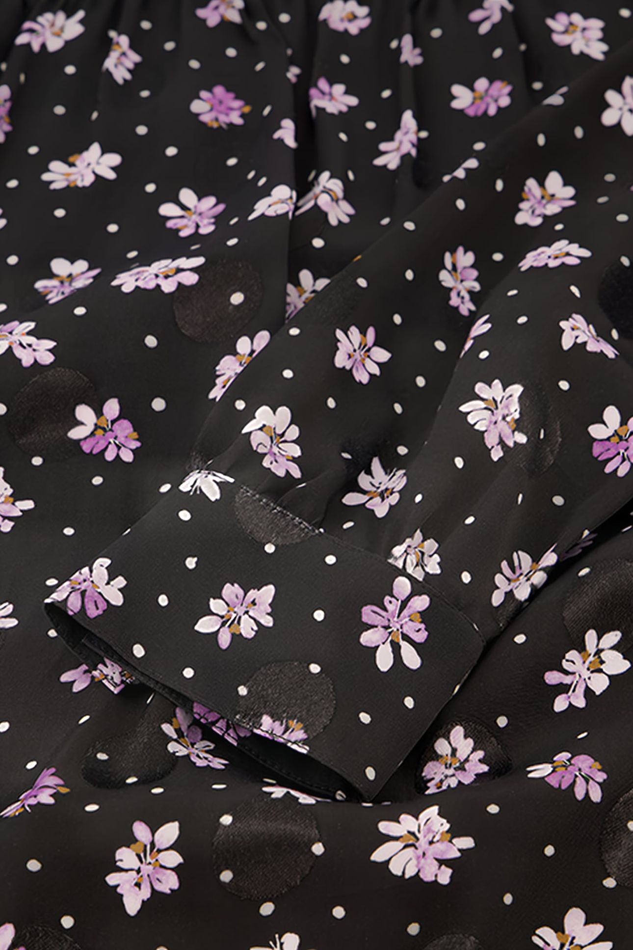 LOT BLOUSE BLACK/GRAPE 5
