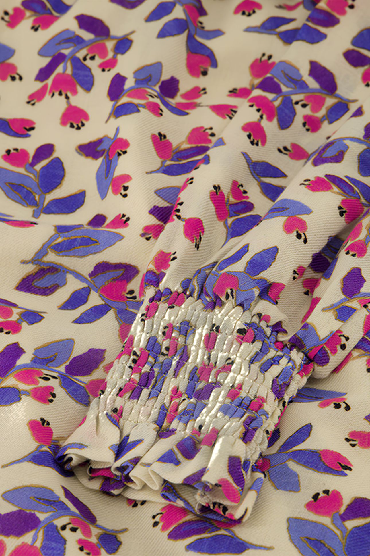 CARO DRESS CORNFLOWER BLUE/PINK 2