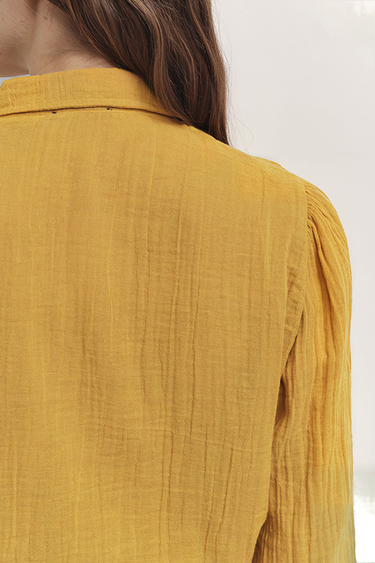 CHLOE - HONEY EMBROIDERED PLAID SHIRT 5