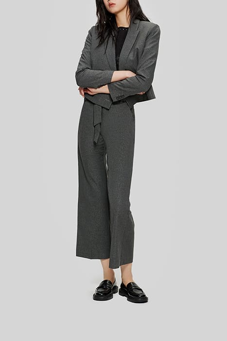GREY GLITTERY SHORT SUIT JACKET 3