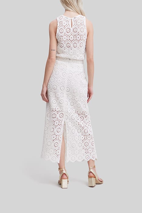 ECRU CROCHET LONG SKIRT 3