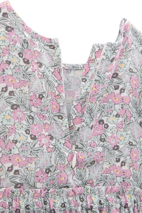 BABY GIRLS’ KHAKI LENZING™ ECOVERO™ DRESS, LITTLE FLOWERS 4