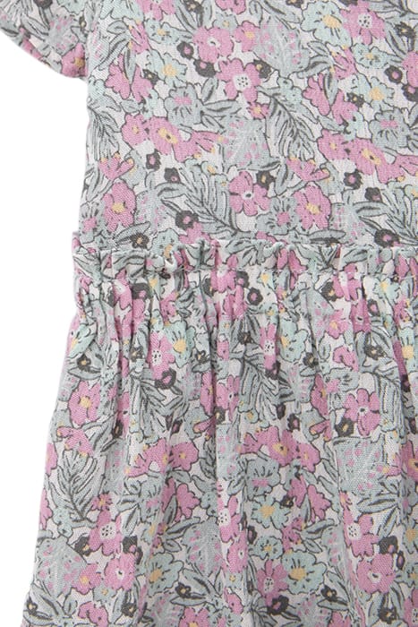 BABY GIRLS’ KHAKI LENZING™ ECOVERO™ DRESS, LITTLE FLOWERS 6