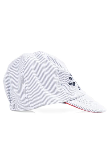 BABY BOYS’ 3-COLOUR, STRIPED REVERSIBLE CAP 6