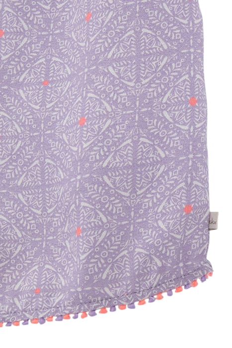 GIRLS’ LILAC TOP WITH CUBAN EARTHENWARE PRINT 4