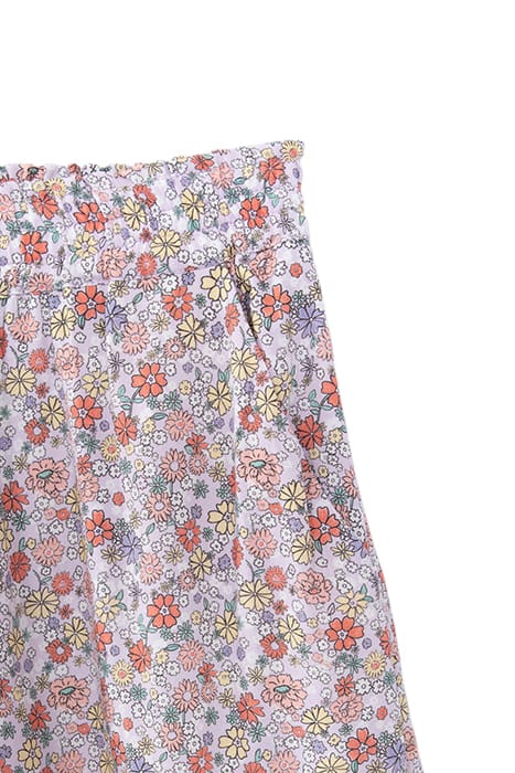 GIRLS’ LILAC LENZING™ ECOVERO™ FLOWER POWER PRINT SHORTS 3