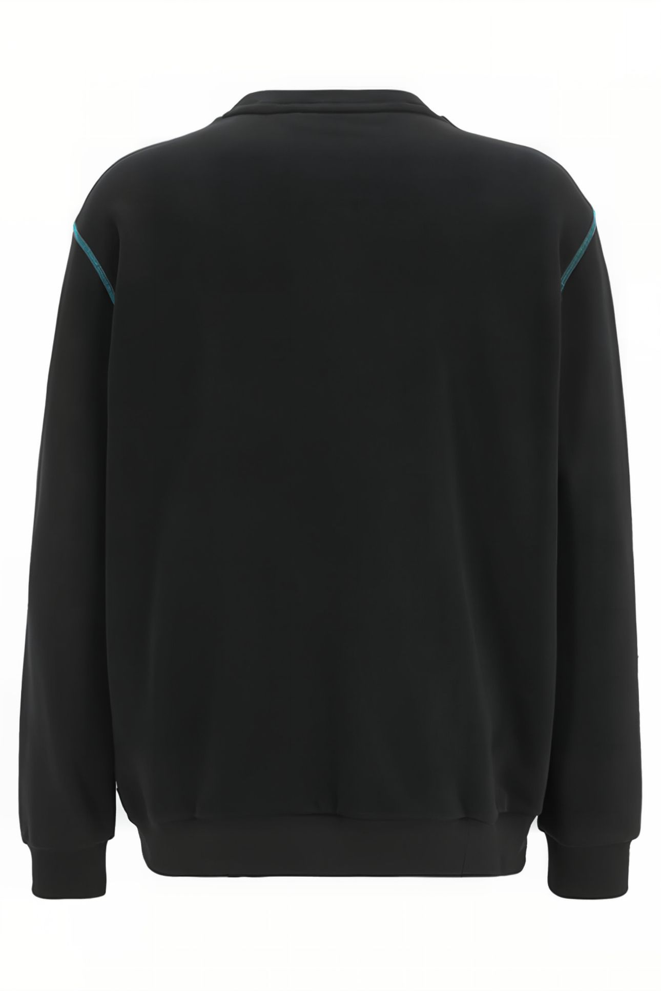 CREWNECK SWEATSHIRT WITH KANGAROO POCKET AND CONTRAST STITCH 5