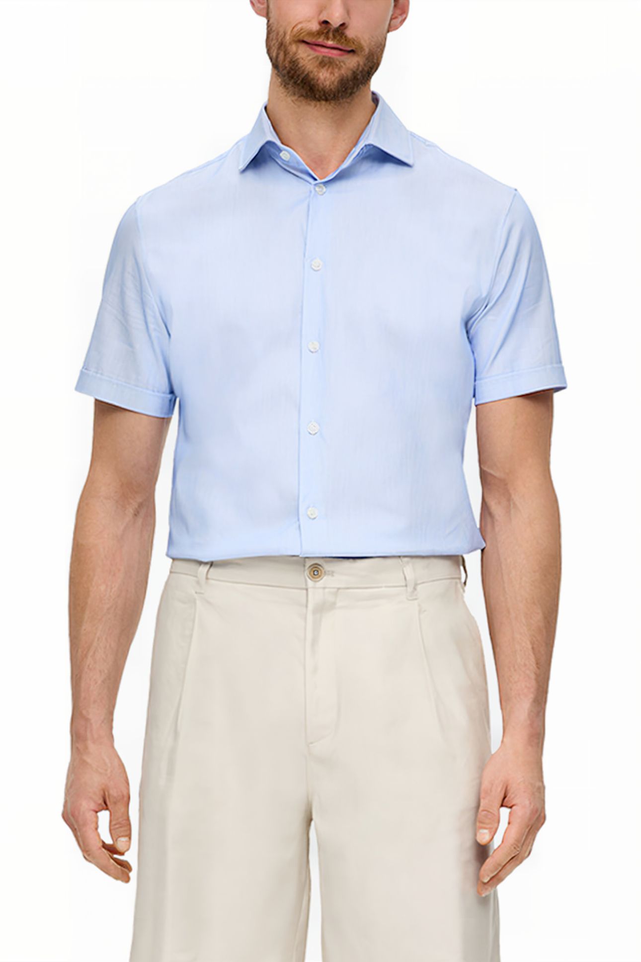 S.OLIVER SHIRTS LIGHT BLUE 1