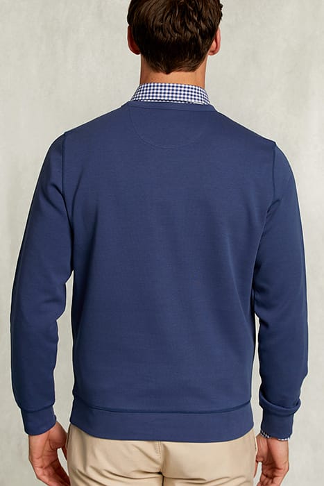 CREW NECK SWEATER DARK BLUE JELLY FISH BLUE 2