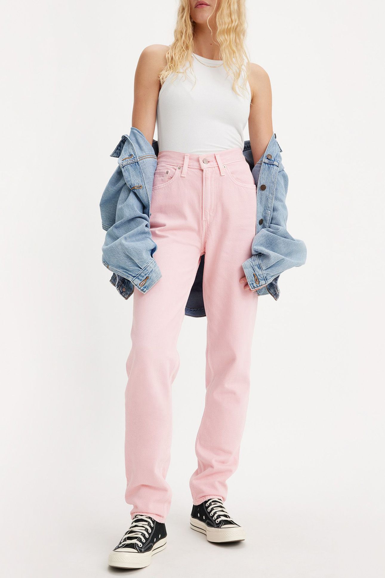 80S MOM JEAN STEEPED CHALK PINK 6
