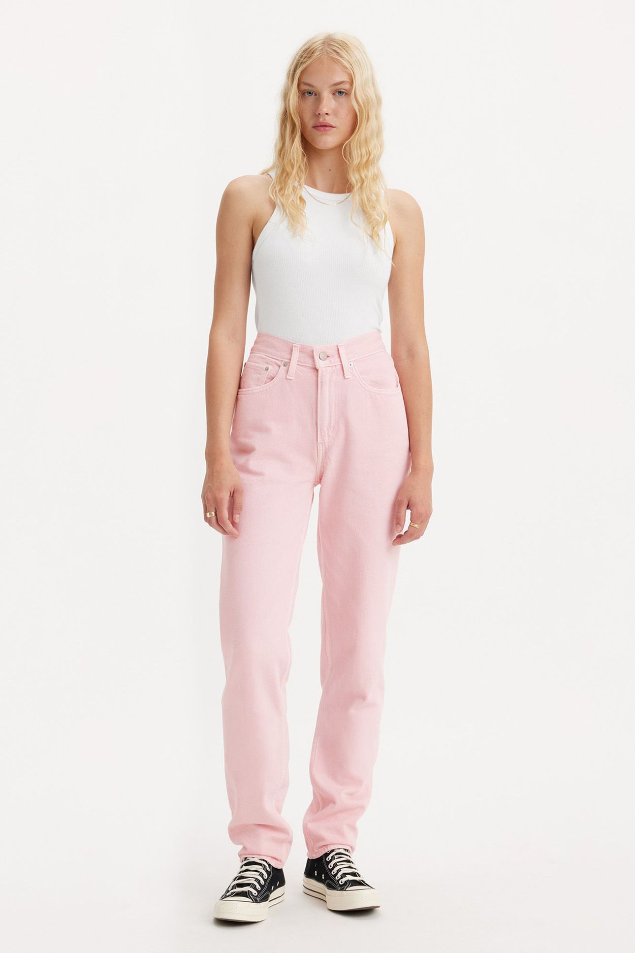 80S MOM JEAN STEEPED CHALK PINK 1