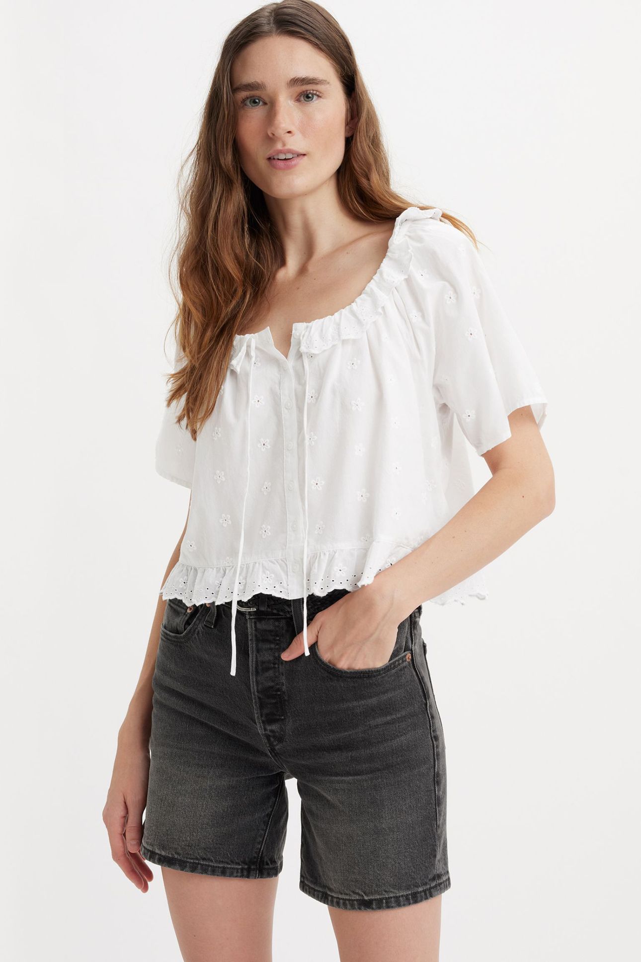 LYKA SHORT-SLEEVE BLOUSE 5