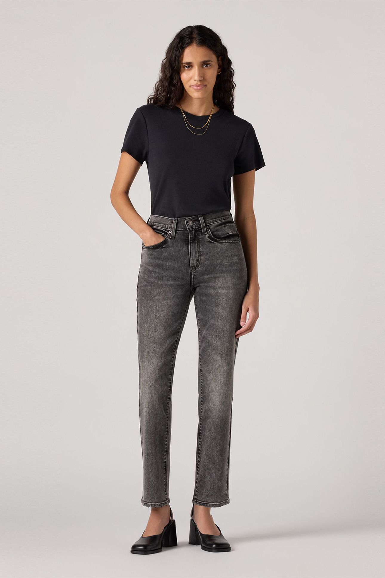 724™ HIGH RISE STRAIGHT JEANS 1