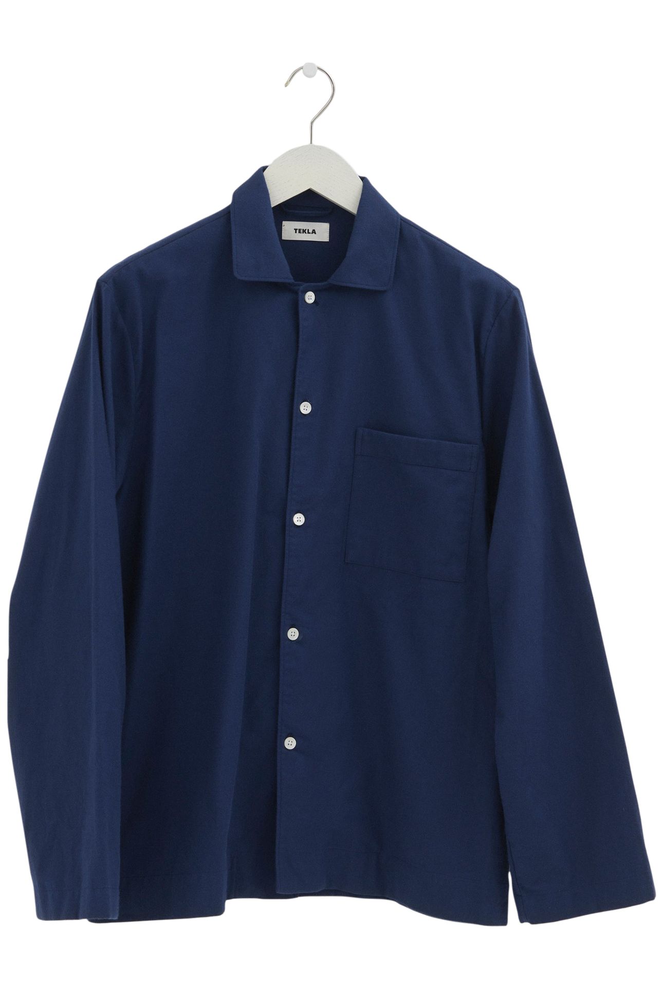 UNISEX FLANNEL, PYJAMAS SHIRT SILENT BLUE 3