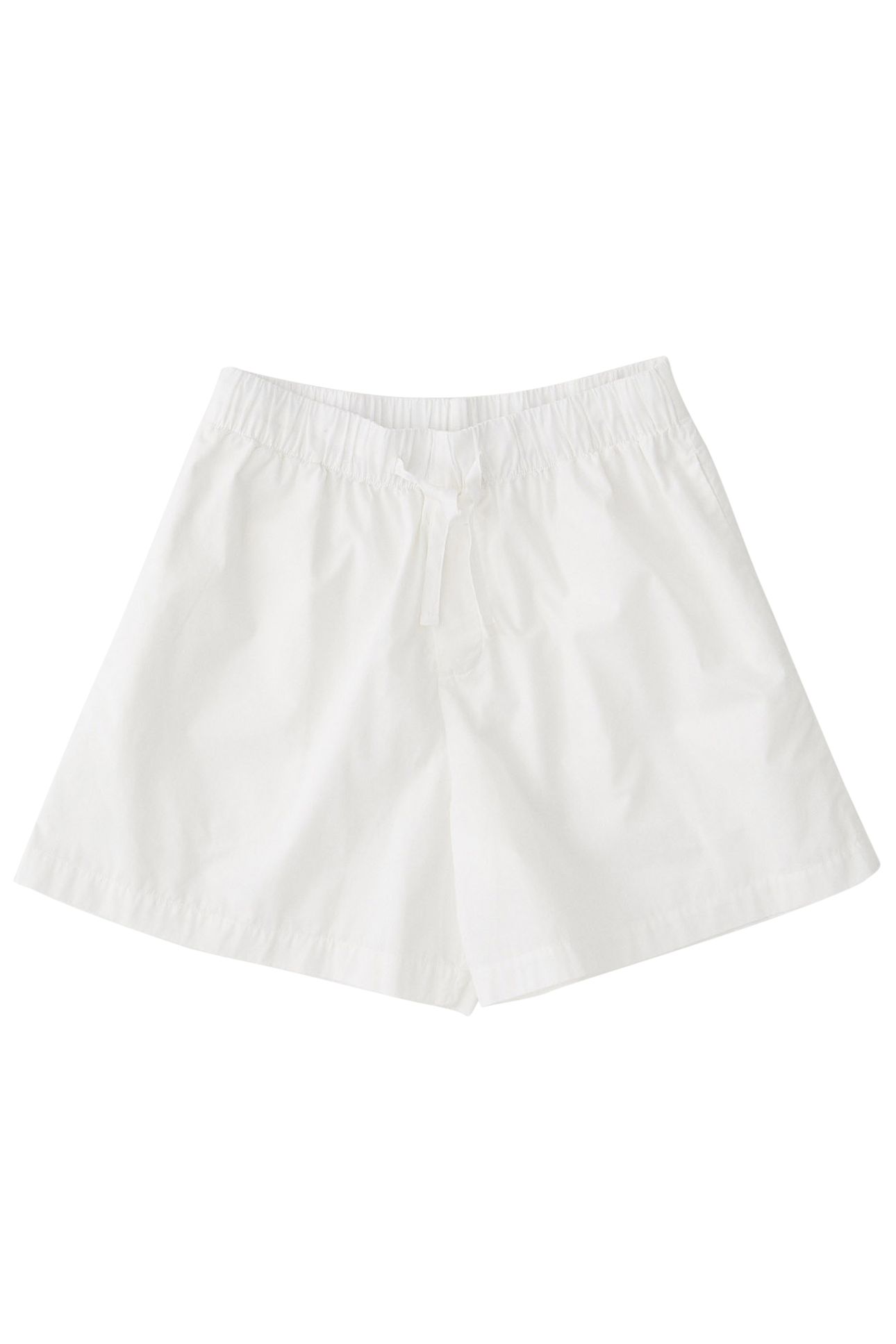 UNISEX POPLIN, PYJAMAS SHORTS ALABASTER WHITE 3