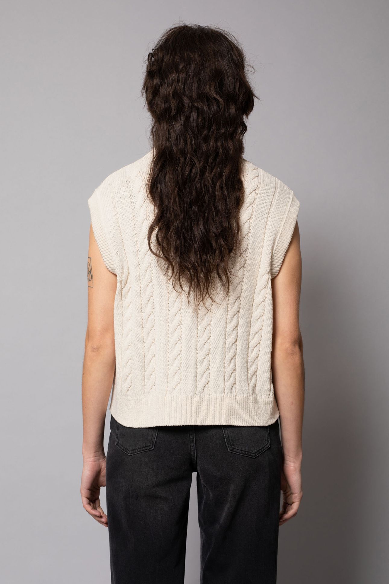 KIMMY CABLE WEST CHALK WHITE 2