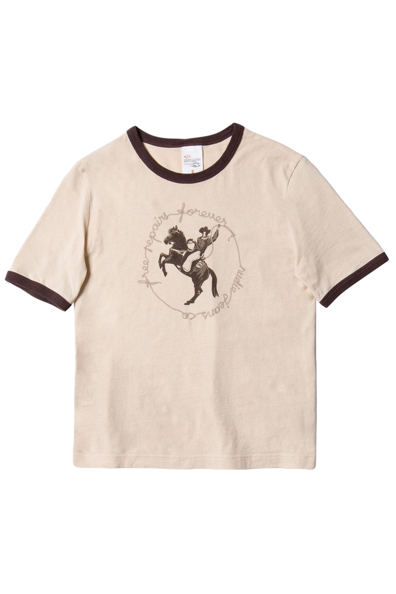 LOVA FREE REPAIRS T-SHIRT CREAM 3