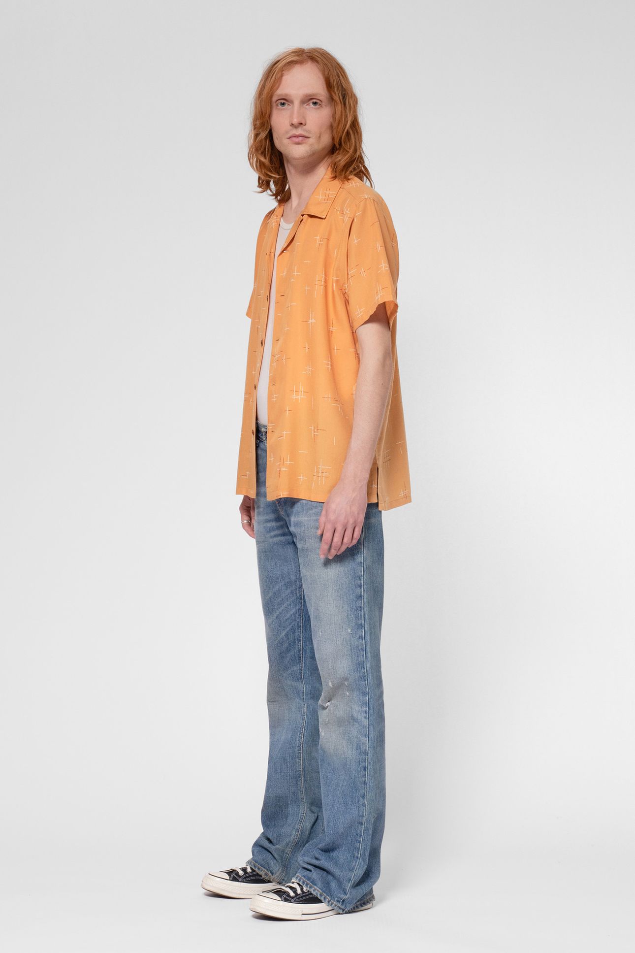 ARVID 50S HAWAII SHIRT OCHRE 4