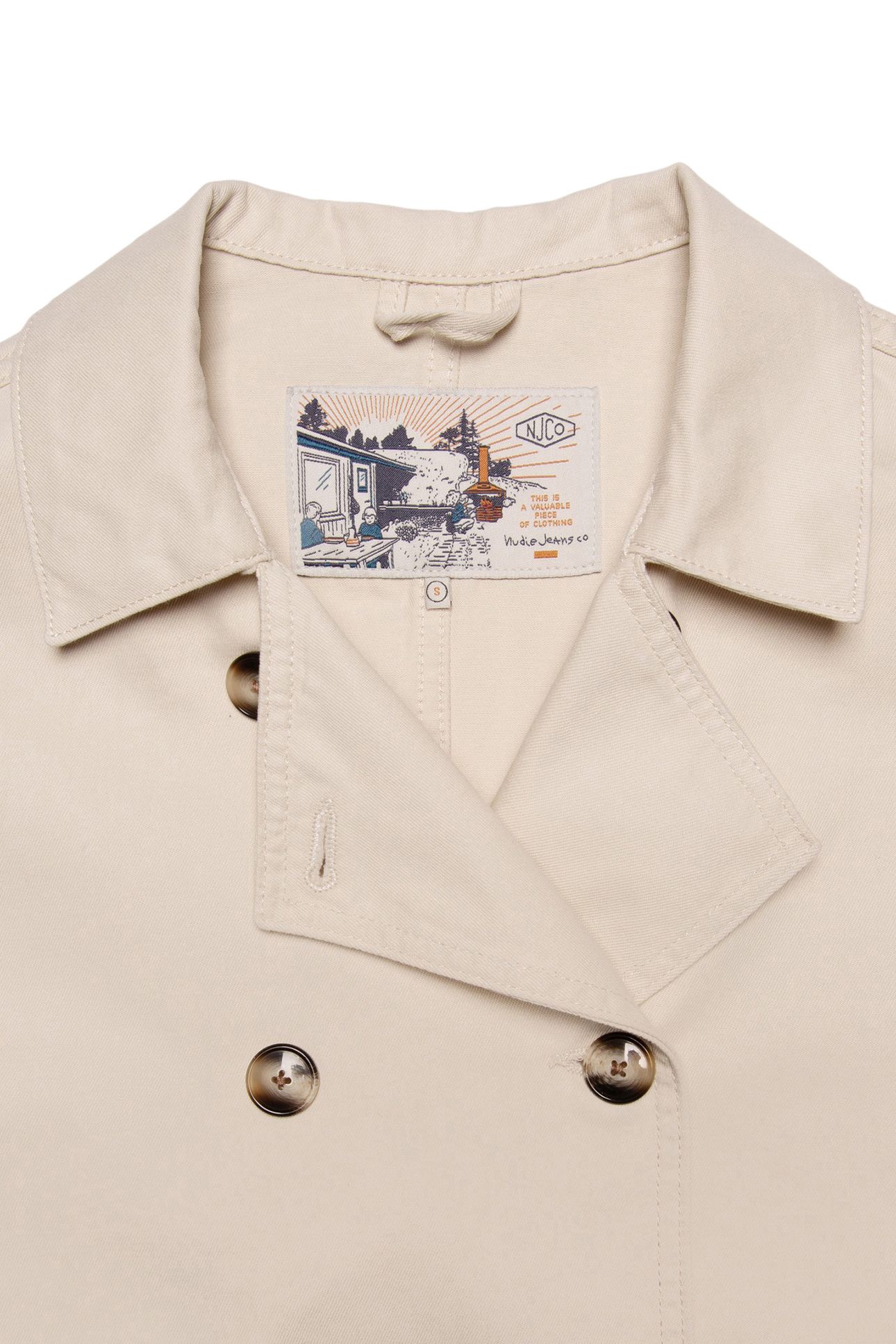 BIBBI WORKWEAR SAILOR JACKET ECRU 6