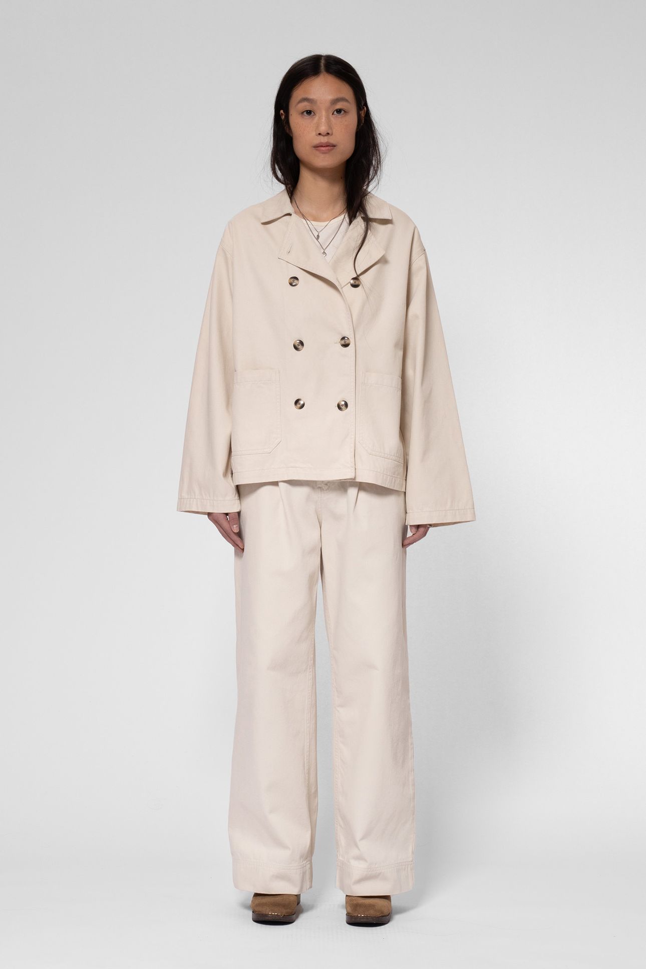 BIBBI WORKWEAR SAILOR JACKET ECRU 1