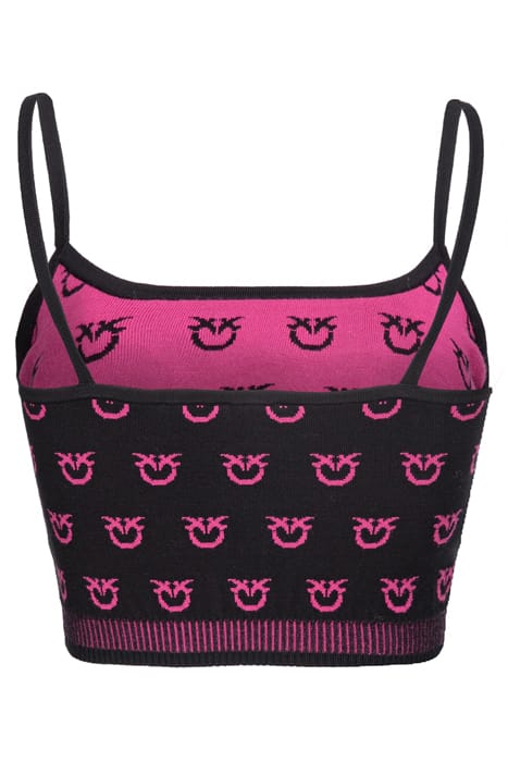 COBO TANK TOP MULTICOLOR PRINT BLACK/FUCHSIA 4
