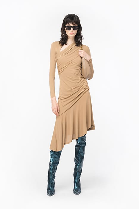 BABAR ABITO JERSEY CREPE MAT DARK LATTE 1