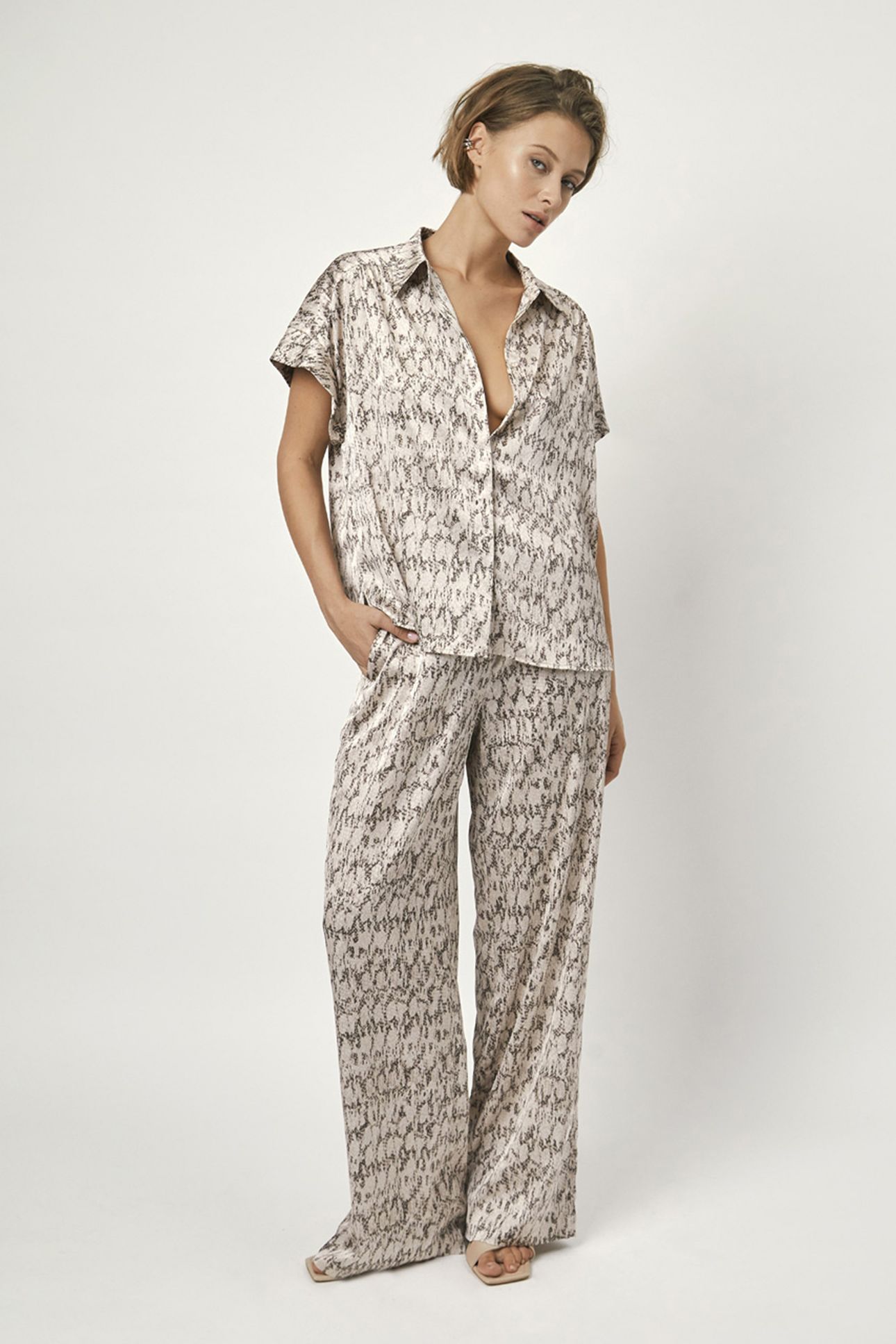 CECILY PYTHON PRINTED SHIRT MULTICOLOUR 1