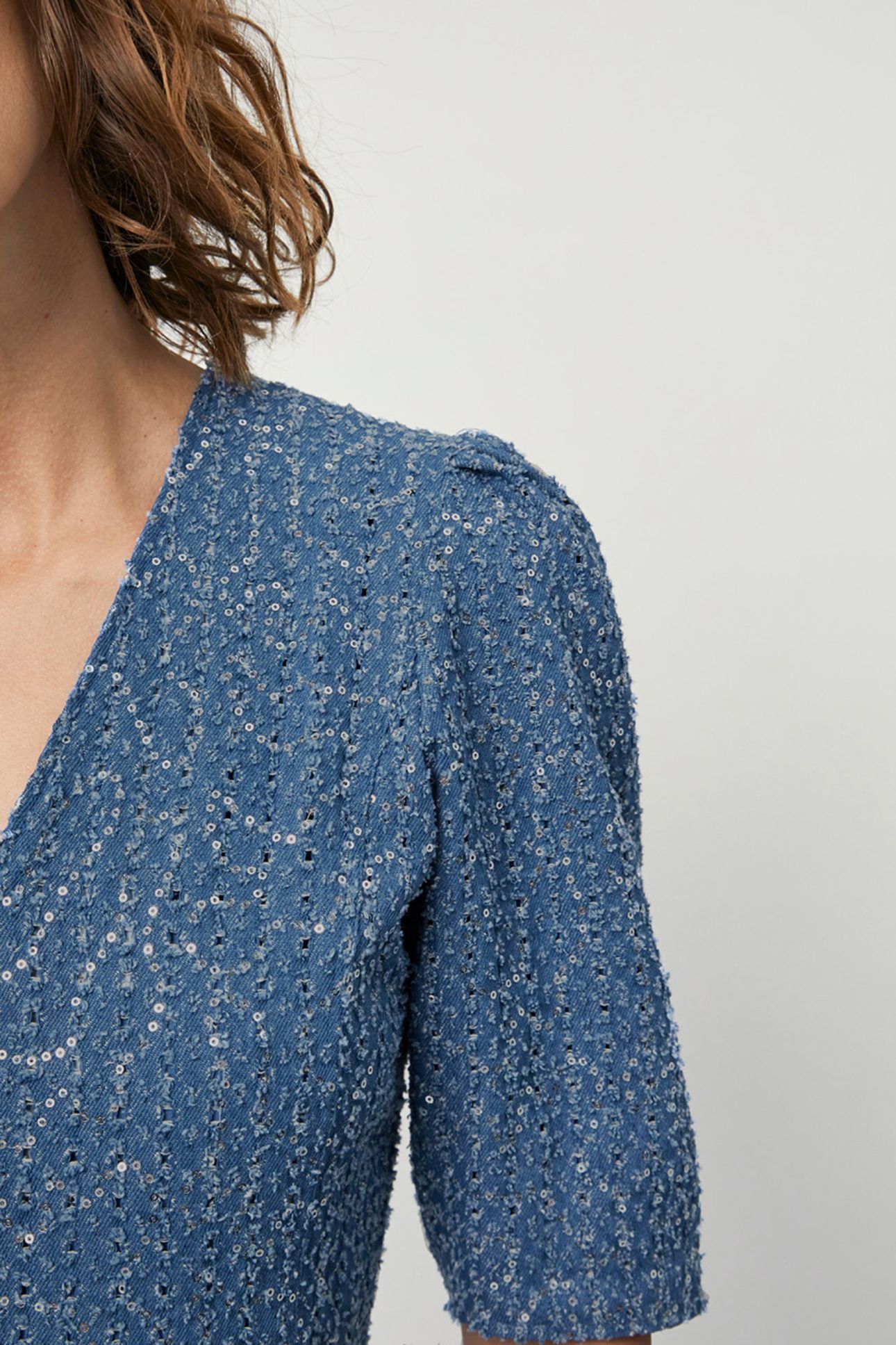 MCDEAN DENIM DRESS SKY BLUE 4